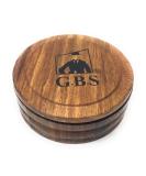 G.B.S Wood Shaving Mug/Bowl with Lid 3.5 Diameter - Shave Soap Clean with Cover | Enhance Your Wet Shave Experience - 100% Satisfaction Guaranteed - Buy Online on GoSupps.com