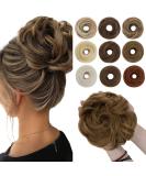 SEGO Large Bun Hairpiece with Elastic Band - Coffee Brown Hair Extensions for Women Perfect Ponytail Braid (55g) - Buy Online on GoSupps.com