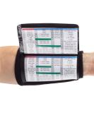 WristCoaches Football Play Wristbands - Adult Quarterback Gear - Wristband Playbook - Softball Wristbands for Signs - Soccer, Baseball & Catchers Wristband - QB Play Card Wrist Band Training Equipment Single Pack - Buy Online on GoSupps.com