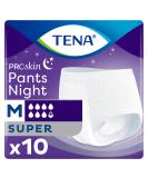 Tena Pants Night Super - Medium - 4 x 10 pieces M (Pack of 10) - Buy Online on GoSupps.com