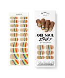 MOYOU LONDON Semi Cured Gel Nail Strips 20 Pc. Gel Wraps for Nails Get 1 Free UV Lamp When You Get 3 or More Easy Apply & Remove for Salon-Quality Manicure -Pot of Gold - Buy Online on GoSupps.com
