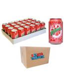 Mirinda Strawberry 330ml Soft Drink Sparkling Soft Drinks 330ml Cans 24x Mirinda Strawberry 330ml Total 24 Cans Boxed Treatz - Buy Online on GoSupps.com