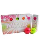 Long Distance Peak Performance Golf Balls (15PK) All Levels-Nitro White Out 70 Compression High Velocity White Hot Core Long Distance Golf Balls USGA Approved-Total of 15-Multi-color - Buy Online on GoSupps.com