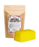 Better Shea Butter African Shea Butter - Raw Unrefined Pure - For Hair, Soap Making, DIY Lotions - 1 lb Yellow Block - Buy Online on GoSupps.com