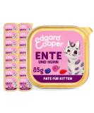 Buy Edgard & Cooper Wet Cat Food 85g x 16 - Natural Pat for Kittens & Active Cats Duck & Chicken Flavor Cereal-Free Balanced Nutrition - Buy Online on GoSupps.com