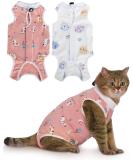 ANWA 2 Pack Cat Recovery Suit - Breathable Cat Surgery Recovery Suit Female Cat Onesie for Cats After Surgery Cat Spay Recovery Suit Female Abdominal Wounds M Alpaca + Kitten - Buy Online on GoSupps.com