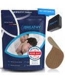 Breathy Mouthpasters - 60x Anti-Snoring Brown Mouth Tape + Travel Box | Stop Snoring Naturally - Buy Online on GoSupps.com