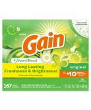 Gain Powder Laundry Detergent - Original Scent - 172 oz - For Regular and HE Washers - Buy Online on GoSupps.com