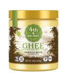 4th & Heart Vanilla Bean Ghee - Grass-Fed Clarified Butter 16 oz | Natural & Delicious - Buy Online on GoSupps.com