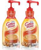 Nestle Coffee mate Coffee Creamer Hazelnut, Concentrated Liquid Pump Bottle - 50.7 Fl. Oz - Pack of 2 - Buy Online on GoSupps.com