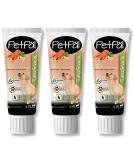 Petp l Dog Salmon Cream Tubosnack - Grain-Free Sugar-Free Treats with Omega Fatty Acids - Healthy Snacks for Puppies & Dogs - 3x75g Premium German Dog Treats - Buy Online on GoSupps.com