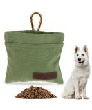 Jeffdad Dog Treats & Free-Handed Feed Bag for Training - Green Carabiner Closure | Perfect for Puppies - Buy Online on GoSupps.com