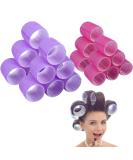 Jumbo Size Self Grip Hair Roller Set - Salon Hair Dressing Curlers - 24 Pack Assortment - Buy Online on GoSupps.com