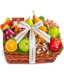 With Sympathy Orchard Delight Fruit and Gourmet Gift Basket - Buy Online on GoSupps.com
