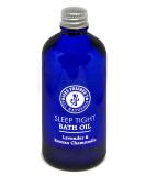 Sleep Tight Aromatherapy Bath Oil - Lavender & Roman Chamomile, Jojoba & Sunflower Seed Oil, Natural Vitamin E - Handmade, Vegan, Cruelty Free (100ml) - Buy Online on GoSupps.com