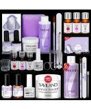 SAVILAND Acrylic Nail Kit - 100% Essential Oil 2oz Clear Powder Liquid Set & Nail Practice Mat - Professional DIY Nail Art for Beginners - Buy Online on GoSupps.com