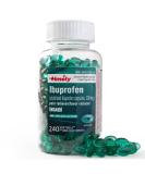 Timely Ibuprofen 200mg Softgels - 240 Liquid Mini Softgels for Pain Relief & Fever Reducer - Compare to Advil Liqui-Gels for Headache Menstrual Tooth Muscle & Arthritis Pain - Buy Online on GoSupps.com