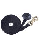 Tough 1 German Cord Cotton Lunge Line with Heavy Snap Black - Buy Online on GoSupps.com