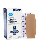 Medpride Sterile Fabric Adhesive Bandages [50 Count] | Hypoallergenic & Non-Stick | Latex-Free First Aid Wound Care - 2'' x 4.5'' - Individual Wrapped - Buy Online on GoSupps.com