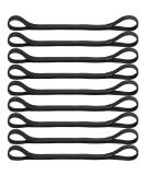 9 pieces thick non -slip elastic sports headbands elastic silicone grip exercise hair and welding straps for football basketball football tennis yoga and golf (black white and gray) (black) - Buy Online on GoSupps.com