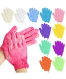Alotpower 24 Piece Exfoliating Bath Gloves | 100% Nylon | Double Sided Scrubber for Spa, Massage, Shower | 12 Colors | Bathing Accessories - Buy Online on GoSupps.com