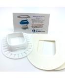 Updated! Omnipod Grip Shield with Comfort Ring. Designed by Deck My Diabetes. Reusable  Flexible One-Handed Application(2 Patches Included) - Bright White - Buy Online on GoSupps.com