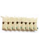 Shop Bamboo Charcoal Air Purifying Bags | Natural Odor Eliminator | Eco-Friendly & Chemical-Free | 8 Small Light Yellow Bags - Canada Made - Buy Online on GoSupps.com