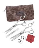 Olivia Garden SilkCut Hairdressing Shear and Thinner Case 5.75 Kit (SK-C02) - SK-575 SK-T635 - Buy Online on GoSupps.com