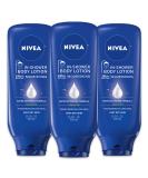 NIVEA In Shower Lotion for Dry Skin - 3 Pack (13.5 Fl Oz Bottles) - Buy Online on GoSupps.com