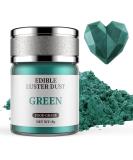 Buy Edible Green Glitter 8g | Waysroma Metallic Food Glitter for Drinks Chocolates Cupcakes & More - Perfect for Easter Cakes! - Buy Online on GoSupps.com