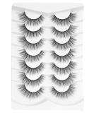 False Lashes Natural Wispy Lashes Airy Volume Fake Lashes Fluffy False Eye Lashes Sets Pack 14MM Reusable Eyelashes A13 A13 Airy Volume (6MM-14MM) - Buy Online on GoSupps.com