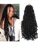 18 Inch Butterfly Locs Crochet Hair Extensions - Soft Distressed Faux Locs - 6 Packs (1B) - Buy Online on GoSupps.com