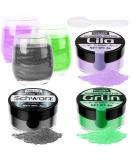 Edible Glitter for Drinks - 3 Colors Tasteless Food Color Powder for Cocktails Chocolate & Fondant - 4G - Buy Online on GoSupps.com