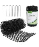 Tapix Cat Scat Mat - Anti-cat Deterrent with Spikes | Indoor/Outdoor Digging Stopper | 8ft x 12in - Buy Online on GoSupps.com
