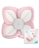 Blooming Bath Lotus - Plush Minky Baby Sink Cushion | Original Washer-Safe Flower Seat for Newborns in Pink/White/Gray - Buy Online on GoSupps.com