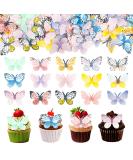 Shop Alegre Edible Butterflies 72 Decorative Cake & Muffin Toppers for Birthdays & Weddings - Buy Online on GoSupps.com