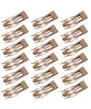 Mbsomnus 18pcs Snap Hair Clips Double Grip Hair Clips Metal Hair Barrettes Women Hair Clips for Hair Making Girls Hair Styling Salon Hair Accessories (Curry) - Buy Online on GoSupps.com