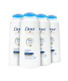 Dove Nutritive Solutions Strengthening Shampoo for Damaged Hair with Keratin Actives 20.4 oz - Pack of 4 - Buy Online on GoSupps.com
