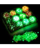Glow in the Dark Body Face Glitter Gel - 12 Luminous Colors for Eyes Lips Hair & Nails | Self-Adhesive Festival & Rave Accessories - Buy Online on GoSupps.com
