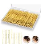 200pcs U Shaped Hair Pins for Blonde Hair - Hair Accessories for Women and Kids - 2IN & 2.4IN Bobby Pins for Buns and Hairdressing Salon - Buy Online on GoSupps.com