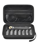 Travel Case Compatible with Gillette Heated Razor for Men Starter Shave Kit Storage Holder for Blade Refills Clipper Guards Charging Dock and Accessories-Black(Box Only) - Buy Online on GoSupps.com