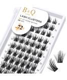 Buy 72 PCS B & Q Eyelashes - DIY Individual Reusable Fluffy Wispy Eyelash Extensions for Beginners | B28 D-8-16 Mix - Buy Online on GoSupps.com