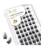 Eyelashes 72 PCs - B&C DIY Individual Reusable Wispy Fluffy Extensions for Beginners - D-8-16 Mix B36 - Buy Online on GoSupps.com