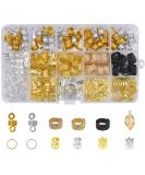 Skyzone Hair Pearls & Accessories Set - 200 Pieces of Aluminum Hair Coils Clips Dreadlock & Decorative Jewelry - Buy Online on GoSupps.com