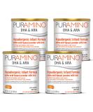 PurAmino Hypoallergenic Infant Drink 14.1 Oz (Pack of 4) - Omega-3 DHA, Iron, Immune Support for Severe Food Allergies - Buy Online on GoSupps.com