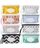 FEBSNOW 8 Pack Baby Wipes Dispenser - Portable & Reusable Wipes Case - Buy Online on GoSupps.com