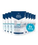 Salhouse Original Totes Meer Therapy Pure 8-Pack I solves skin dandruff I binds moisture I rich in mineral salts i vegan i skin compatibility dermatologically confirmed (8x500 g) - Buy Online on GoSupps.com