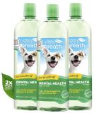 TropiClean Fresh Breath Dog Dental Water Additive - 33.8 oz (Pack of 3) | Dog Breath Freshener & Teeth Cleaner - Buy Online on GoSupps.com