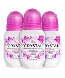 CRYSTAL Deodorant - Mineral Roll on Vegan Deodorant for Women and Men Unscented - 2.25 fl. oz. (3 Pack) (Packaging May Vary) - Buy Online on GoSupps.com