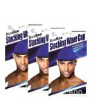 Royal Blue Dream Boo Boo Stocking Wave Cap 3-Pack - Ultimate Hair Protection - Buy Online on GoSupps.com